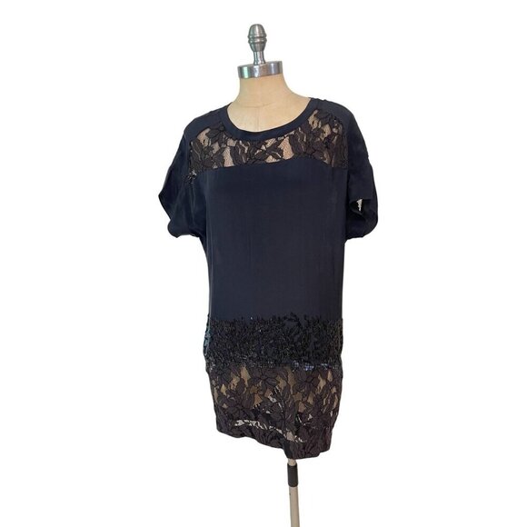 AllSaints Women's Swyni Lace Embellished Dress US size 2 - Picture 2 of 7